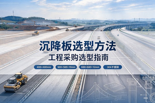 镇雄沉降板选择方法