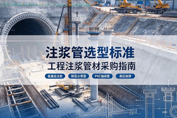 镇雄注浆管选型标准