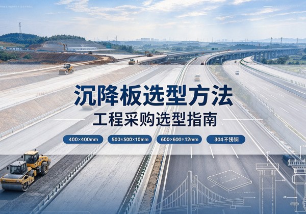 镇雄沉降板选择方法