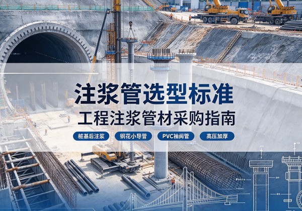 镇雄注浆管选型标准